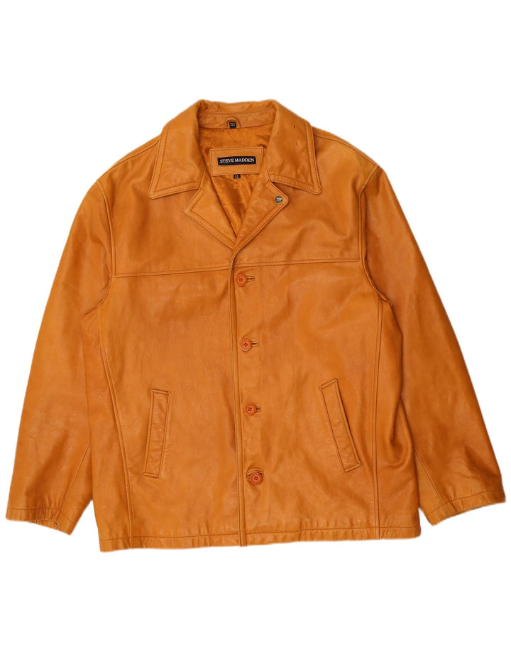 Giacca in pelle da uomo Steve Madden UK 42 XL Pelle beige