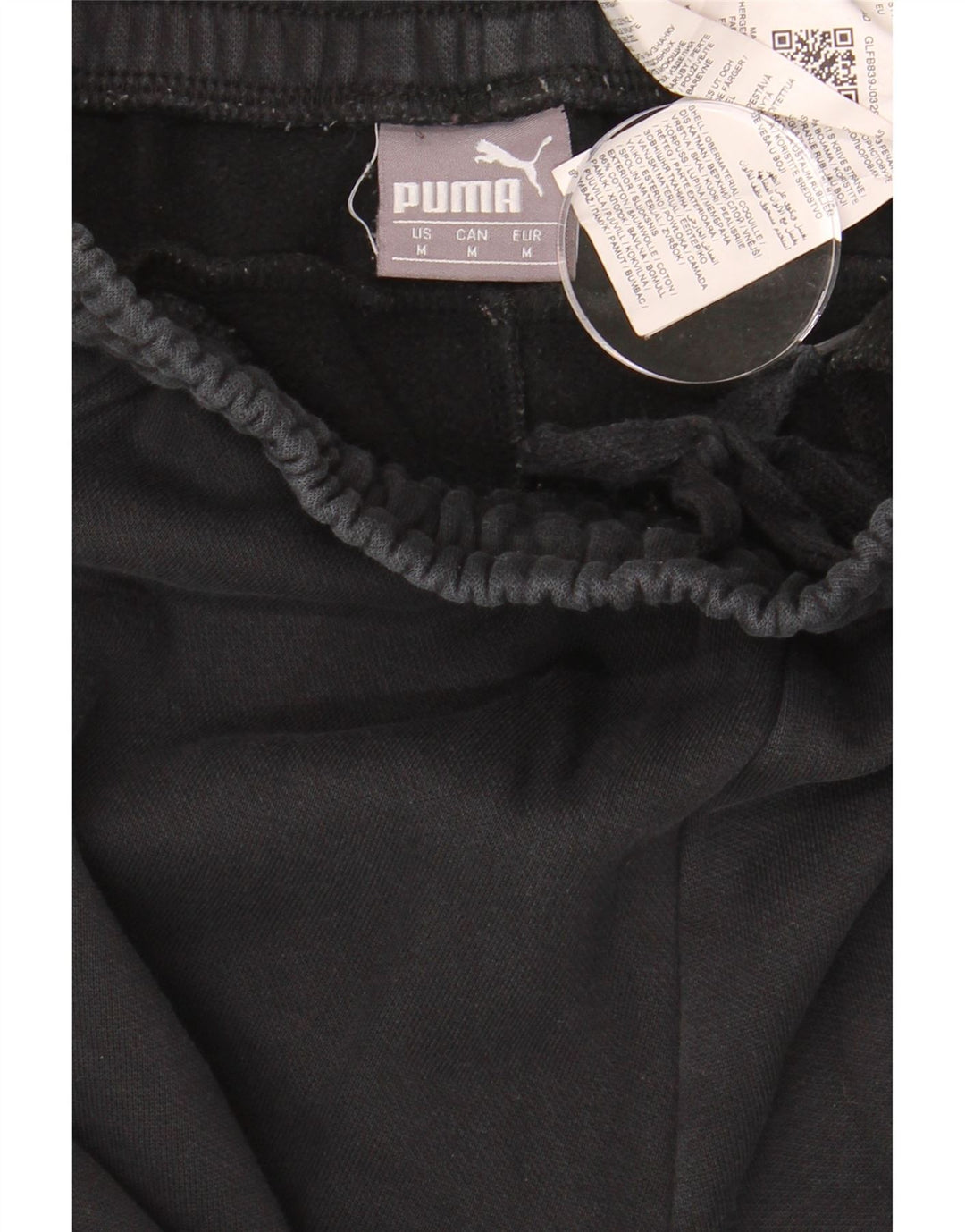 PUMA Mens Tracksuit Trousers Joggers Medium  Black Cotton Vintage Puma and Second-Hand Puma from Messina Hembry 