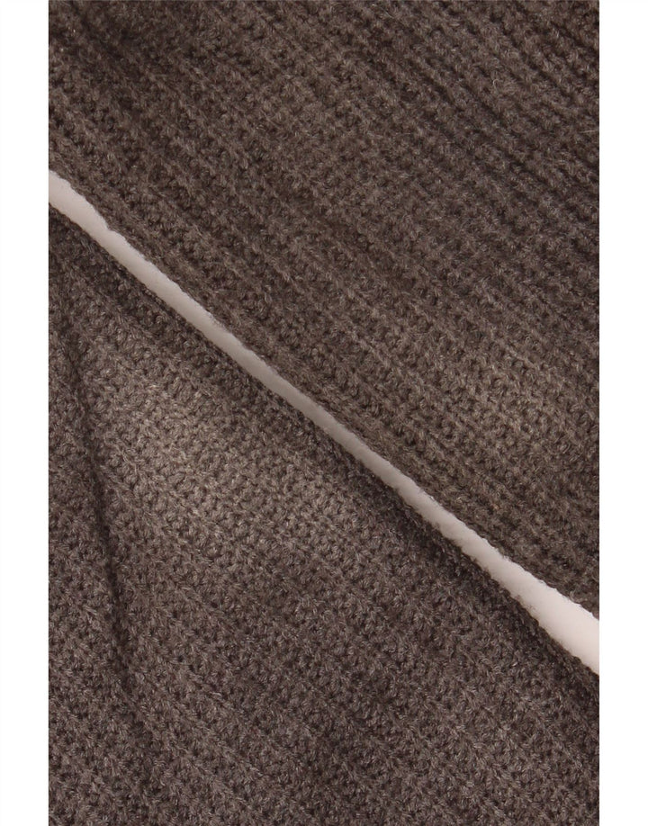 Giacca in pile da uomo con vestibilità regolare con zip James Pringle UK 38 Grigio medio