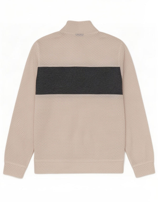 Giacca da tuta da donna Reebok UK 4/6 XS Poliestere color block bianco