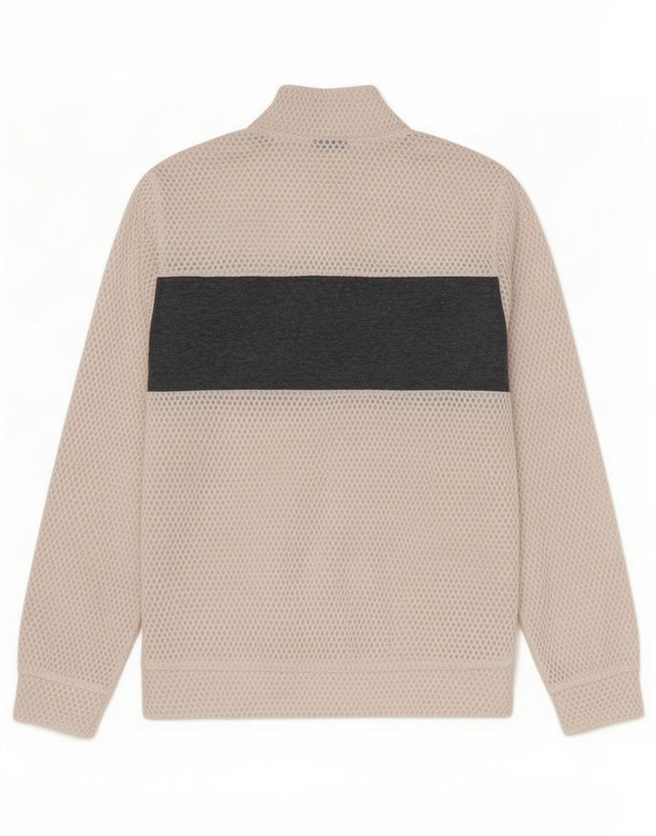 Giacca da tuta da donna Reebok UK 4/6 XS Poliestere color block bianco