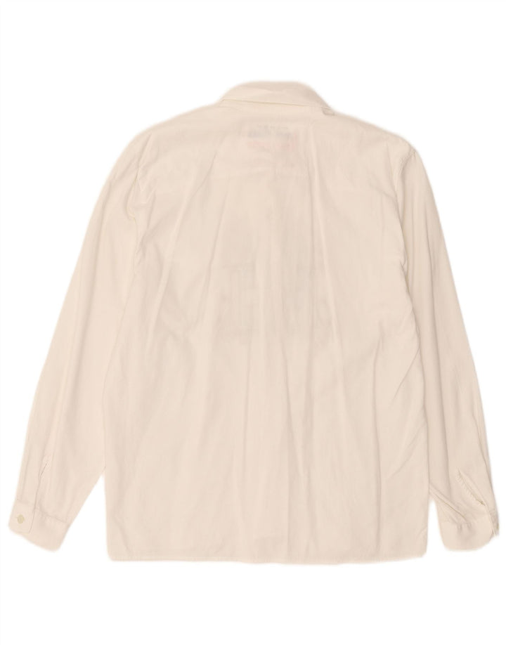 Camicia grafica da donna Enara Camice UK 14 cotone bianco medio
