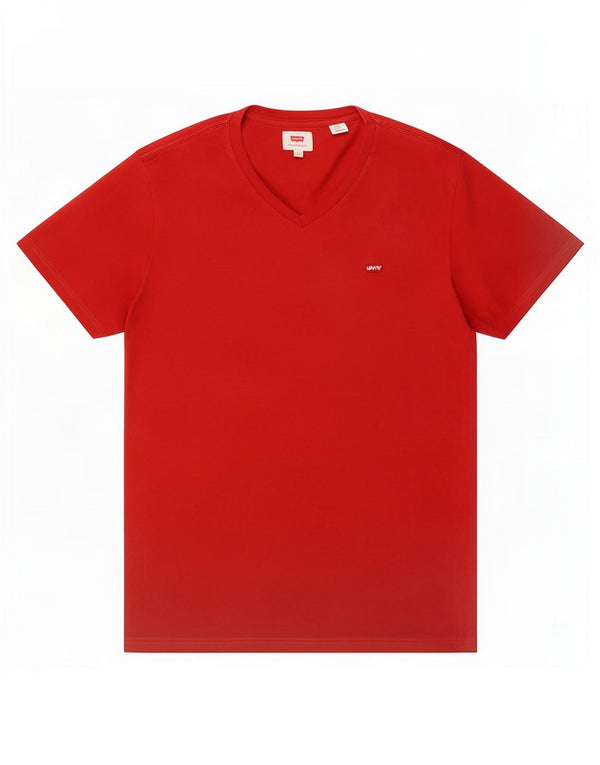 Levi's Mens T-Shirt Top Medium Red Cotton
