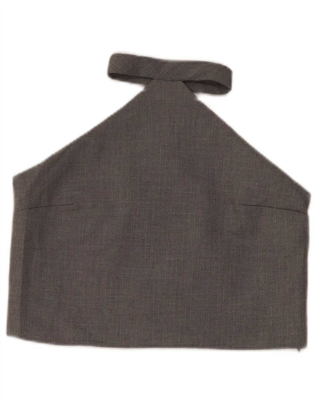 Top corto da donna Zara UK 8 piccolo poliestere grigio