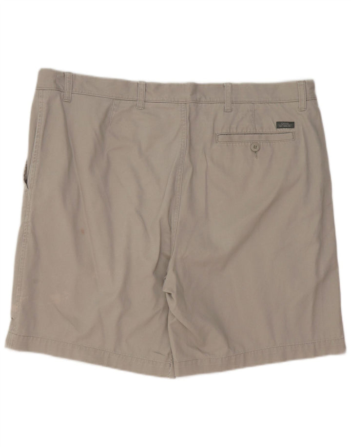 Pantaloncini chino da uomo Marks & Spencer W42 2XL cotone grigio