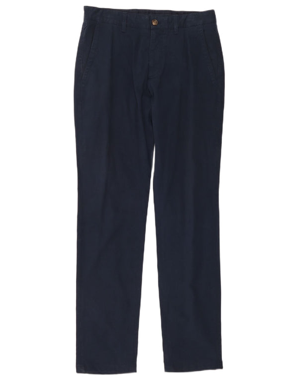 Pantaloni chino vestibilità casual da uomo Massimo Dutti EU 38 Small W30 L31 Blu Navy
