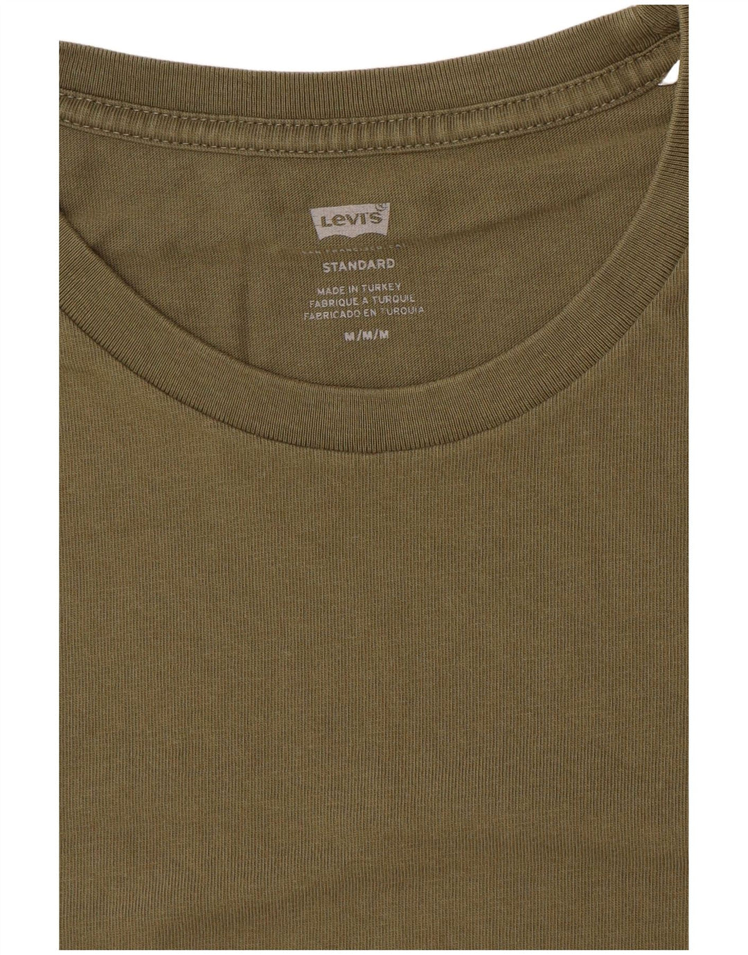T-shirt da uomo con vestibilità standard LEVI'S, colore cachi medio