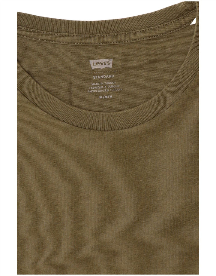 T-shirt da uomo con vestibilità standard LEVI'S, colore cachi medio