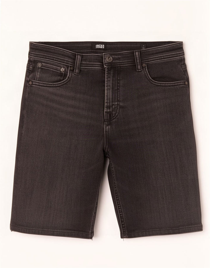 Pantaloncini di jeans regolari da ragazzo Jack & Jones 14-15 anni W28 neri