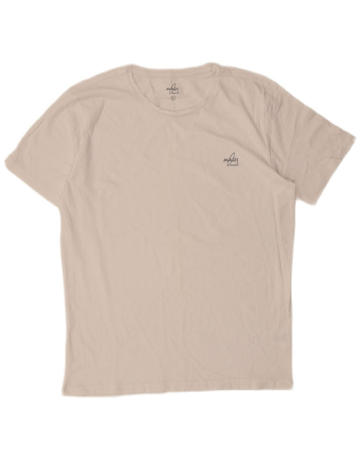 T-shirt da uomo VINTAGE Top grande in cotone bianco