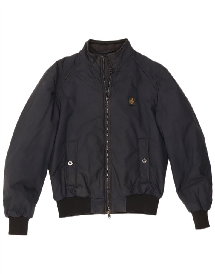 Giubbotto bomber da uomo Refrigiwear UK 40 Large in nylon blu navy