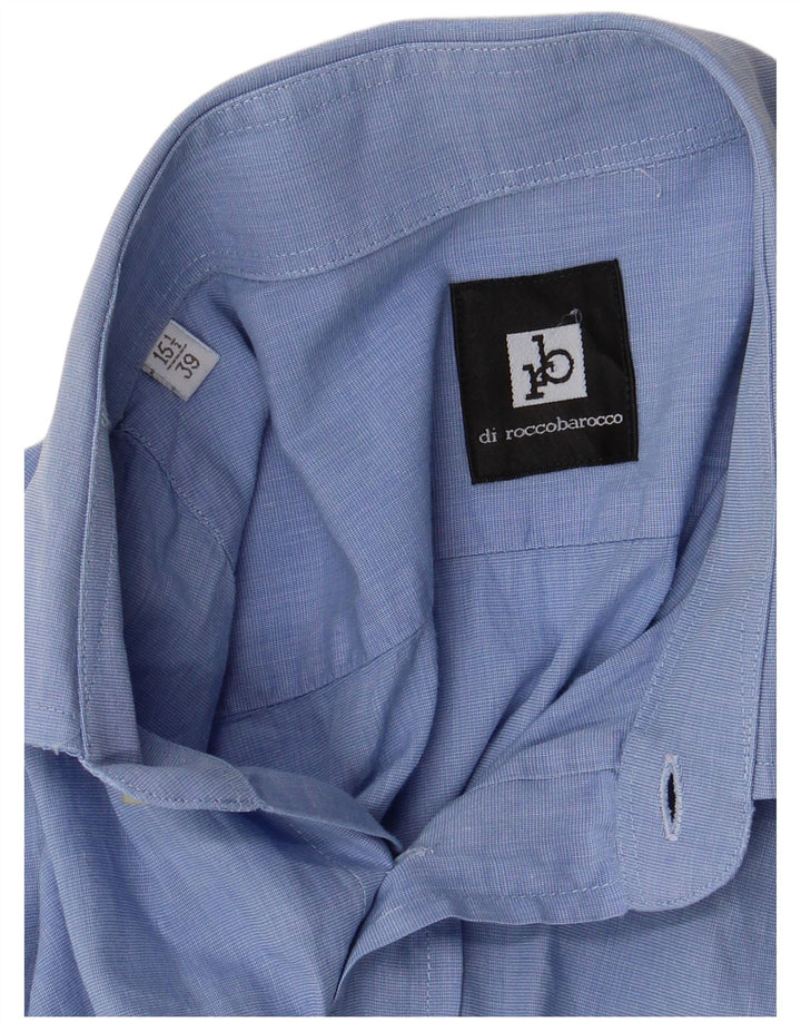Camicia da uomo Roccobarocco taglia 15 1/2 39 blu medio