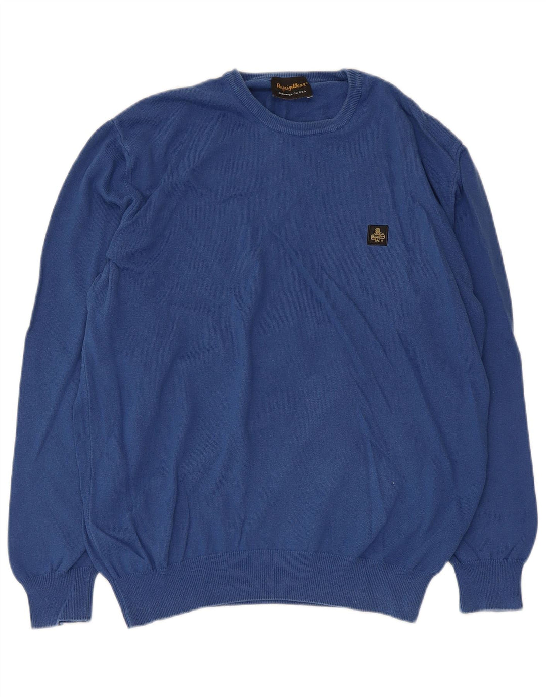 Refrigiwear Maglione girocollo da uomo girocollo grande blu