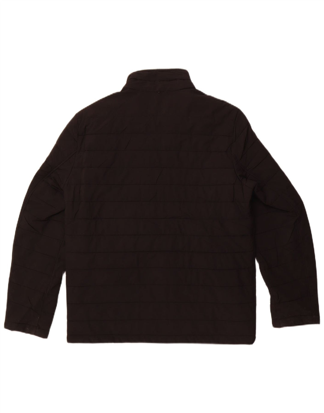 CALVIN KLEIN Giacca imbottita da uomo UK 36 Small Poliestere nero