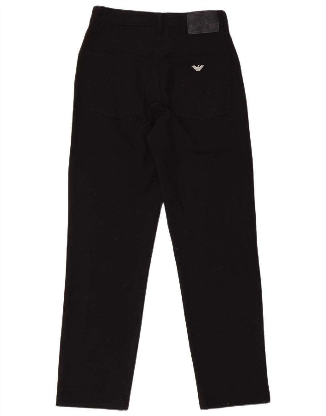 Pantaloni casual slim da donna Armani W31 L31 in lana nera