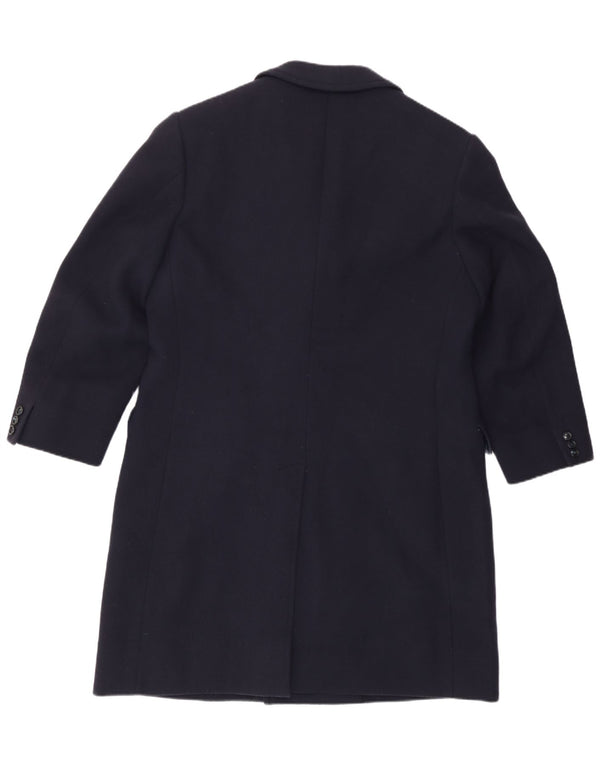 Cappotto da uomo vintage doppiopetto UK 38 Medio Blu Navy