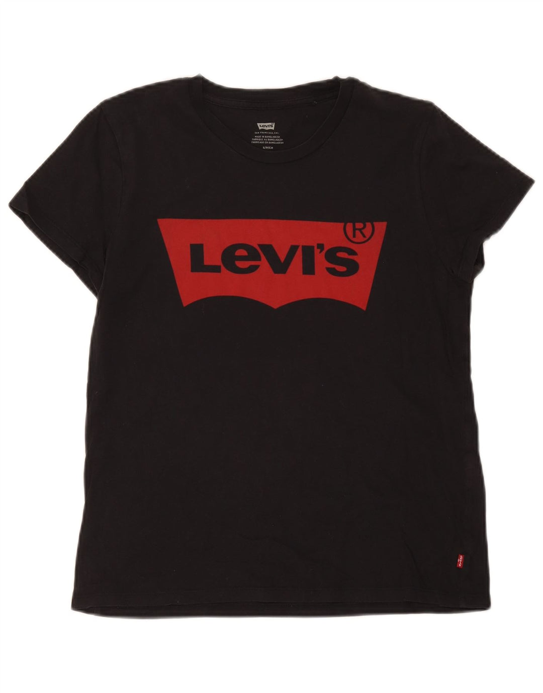 T-shirt grafica da uomo Levi's Top piccola nera