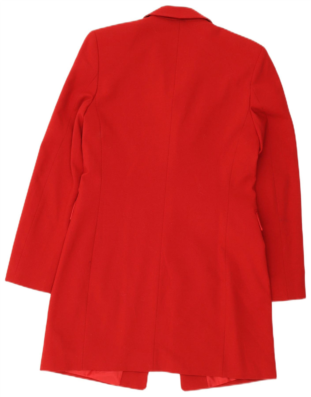 Giacca blazer lunga Marks & Spencer da donna St. Michael UK 8 piccola rossa
