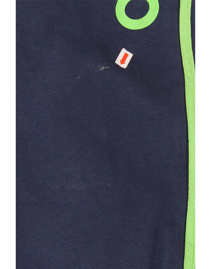 Pantaloni da tuta con grafica ADIDAS da uomo Joggers piccoli in cotone blu navy