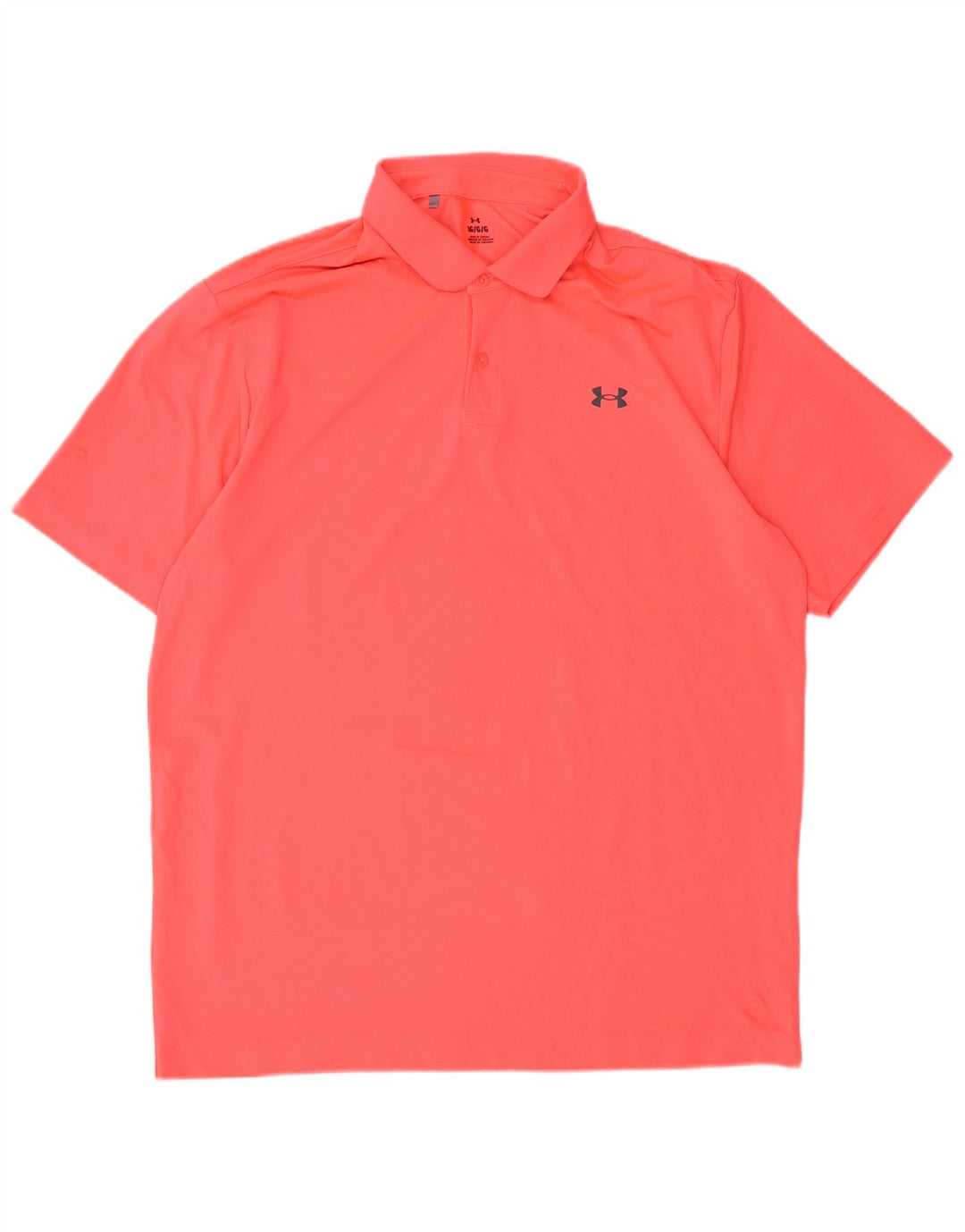 Polo da uomo UNDER ARMOUR grande rosa in poliestere