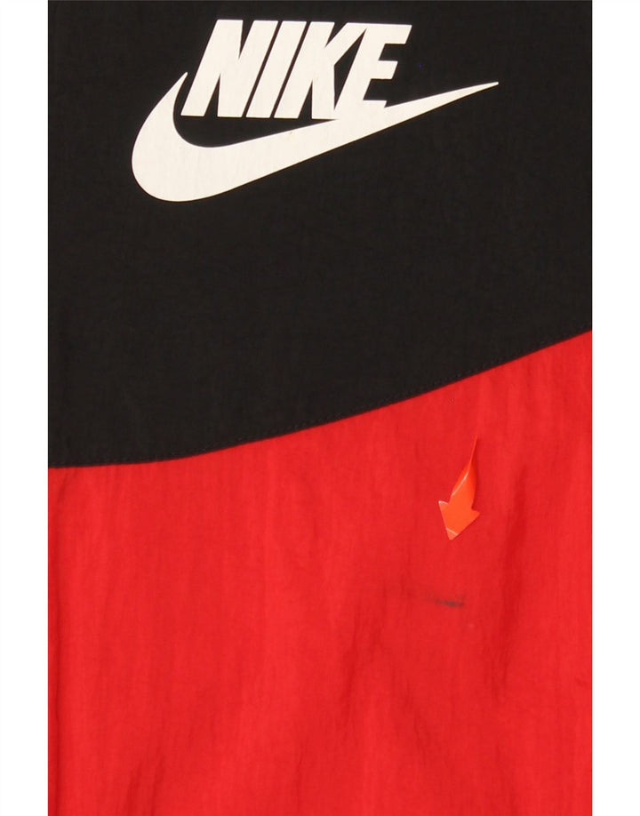 Giacca da tuta con grafica NIKE da ragazzo 12-13 anni Large Red Colourblock
