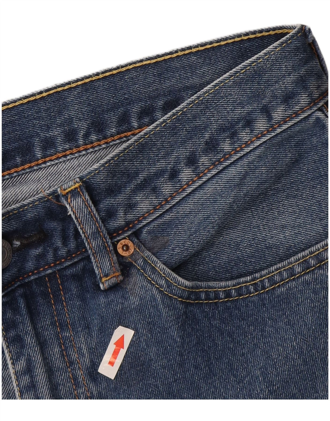 Levi's Uomo 751 Jeans dritti tagliati W32 L24 Cotone blu