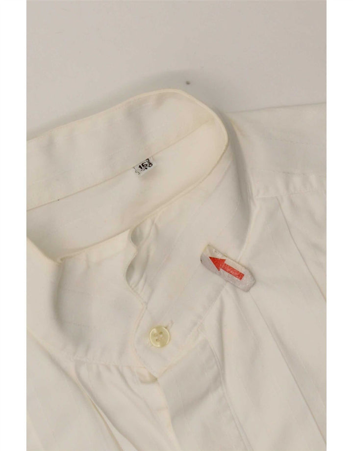 Camicia formale da uomo Ungaro taglia 40 15 1/2 cotone bianco medio