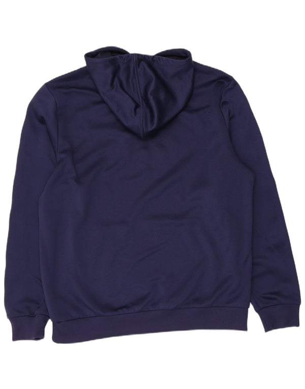 Felpa con cappuccio grafica da uomo Puma Large in poliestere blu navy