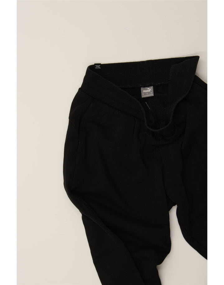 PUMA Womens Tracksuit Trousers Joggers UK 10 Small  Black Vintage Puma and Second-Hand Puma from Messina Hembry 