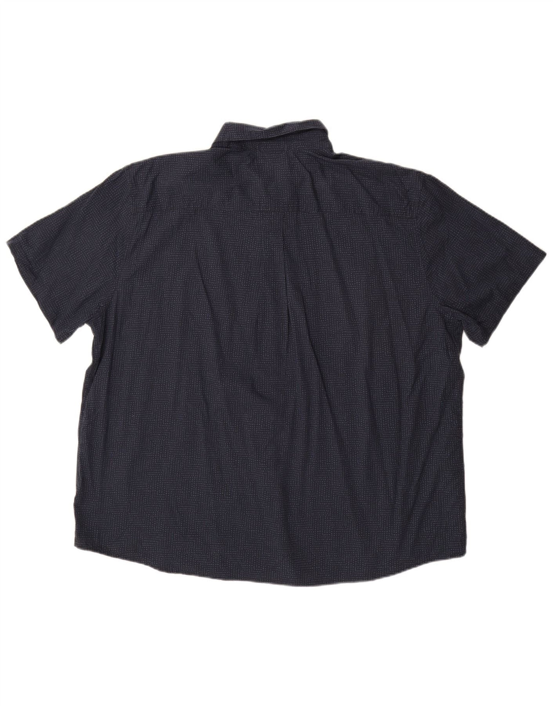 Camicia a maniche corte da uomo Eddie Bauer 2XL Blu navy maculato