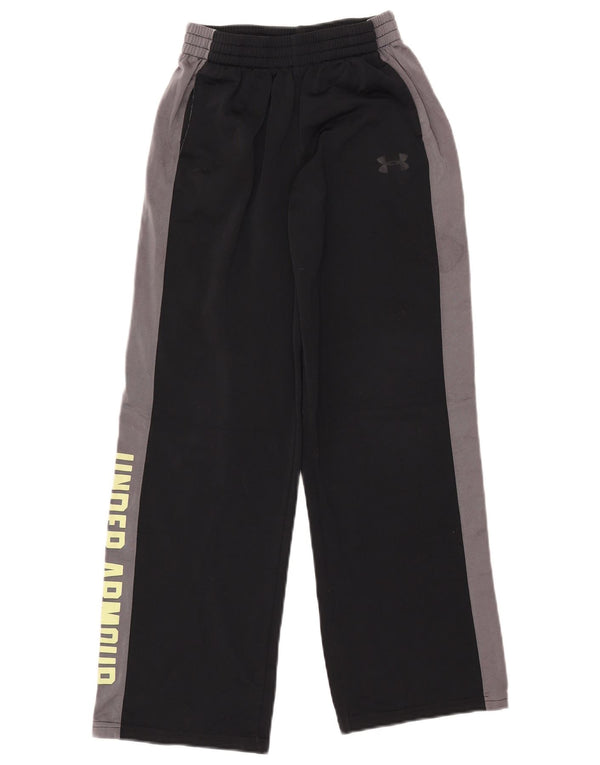 Pantaloni della tuta da ragazza UNDER ARMOUR 11-12 anni Large Black Colourblock
