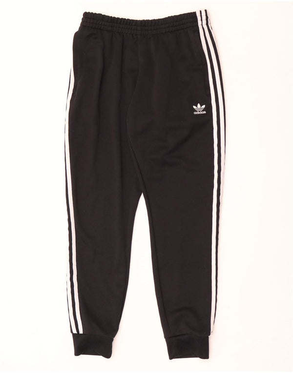 Pantaloni da tuta da uomo Adidas Joggers medio poliestere nero