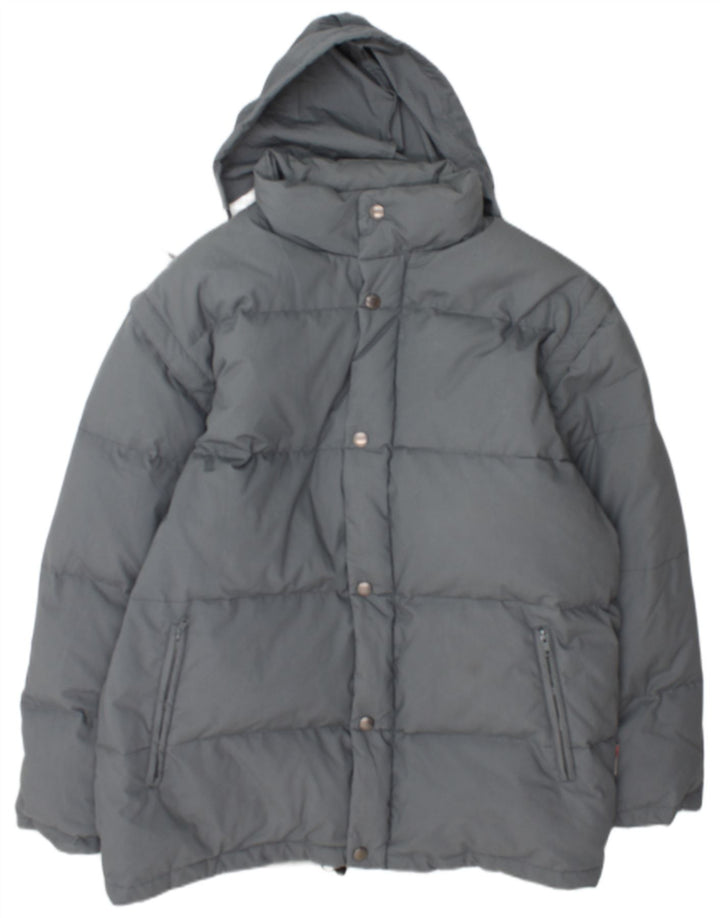 Giacca imbottita con cappuccio Brugi Uomo IT 52 XL Poliestere Grigio
