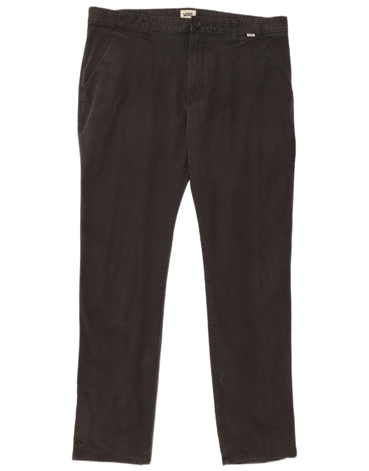 Pantaloni chino slim da uomo Vans W36 L32 cotone nero