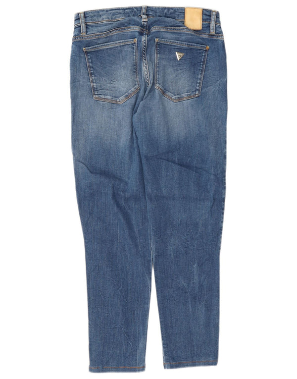 Jeans Guess da donna sexy Curve Crop Slim W27 L26 Lyocell blu