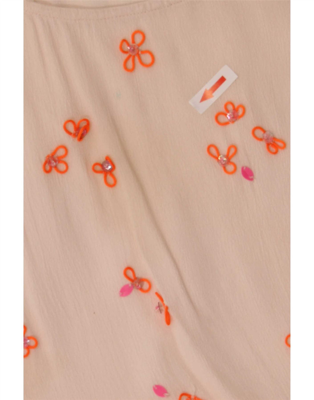 Camicetta da donna French Connection Top UK 8 piccola viscosa floreale rosa
