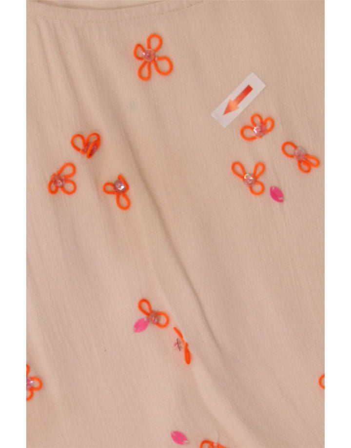 Camicetta da donna French Connection Top UK 8 piccola viscosa floreale rosa