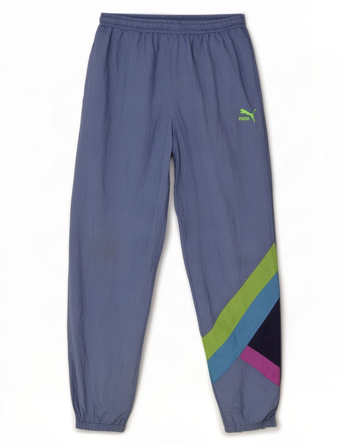 Pantaloni da tuta da uomo Puma Joggers Medium Purple Colourblock in poliammide