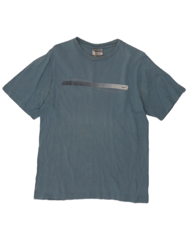 T-shirt Nike da uomo Top Small in cotone blu