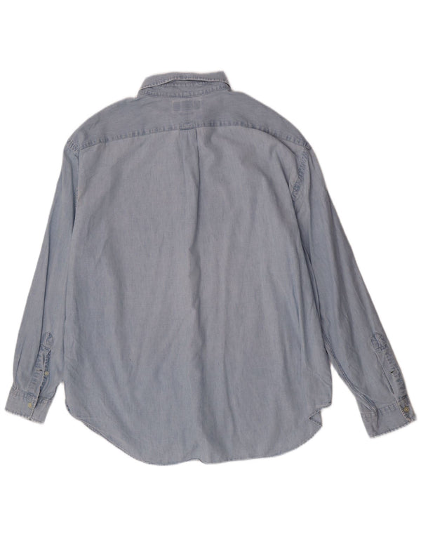 Camicia Ralph Lauren da uomo vestibilità classica 3XL cotone blu