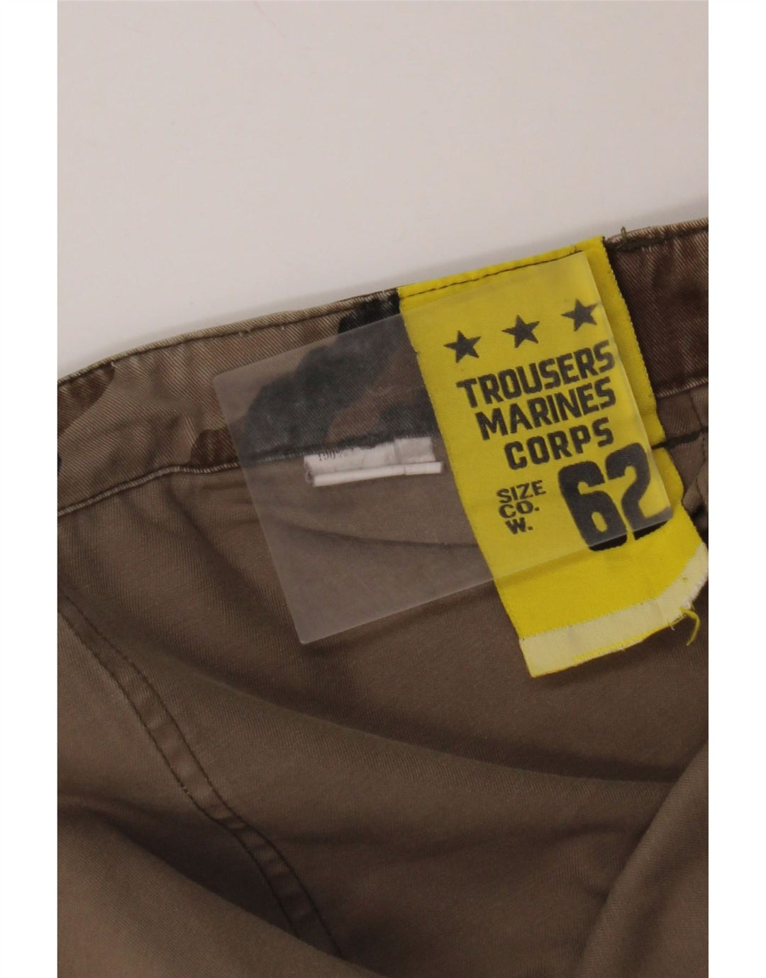 Pantaloni cargo slim da uomo VINTAGE W44 L32 cotone mimetico marrone