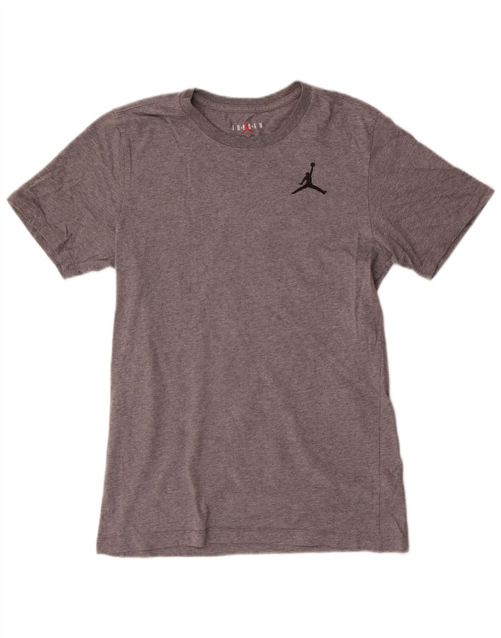 T-shirt Jordan da uomo Top piccola in cotone grigio