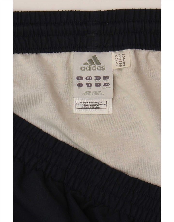 Pantaloncini sportivi da uomo Adidas 2XL poliestere blu navy