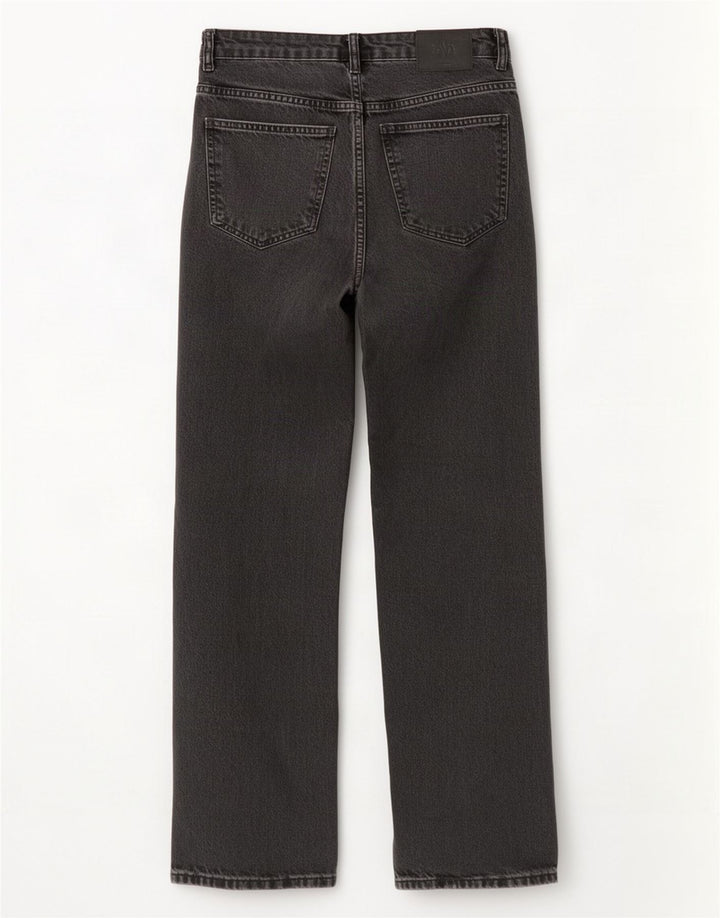 Jeans dritti da donna Zara EU 40 medio W30 L31 cotone nero