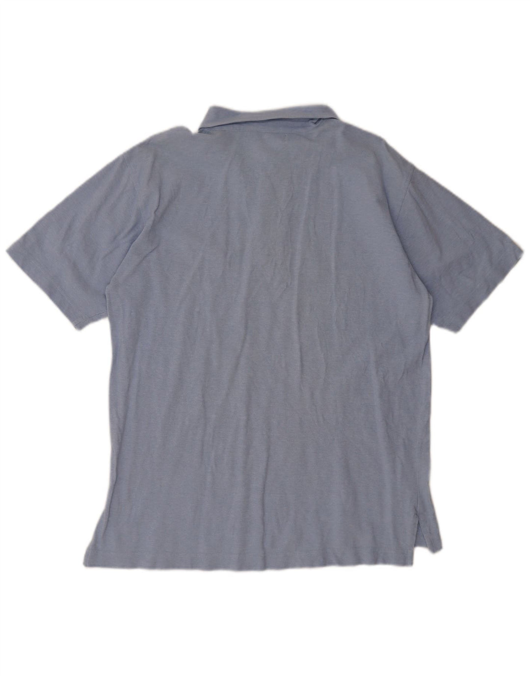 Polo da uomo Henry Cottons grande in cotone blu