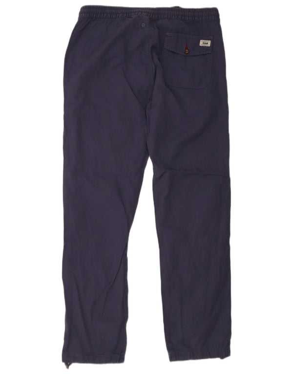 Pantaloni chino dritti da uomo Slam IT 54 2XL W36 L32 Blu Navy