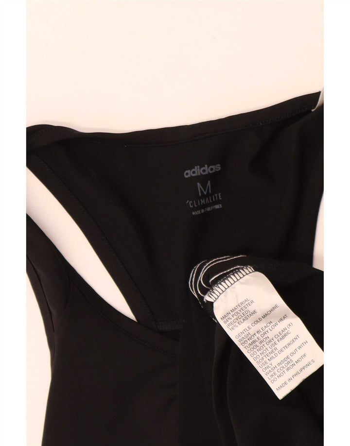 Canotta Adidas Climalite da donna UK 14 poliestere nero medio