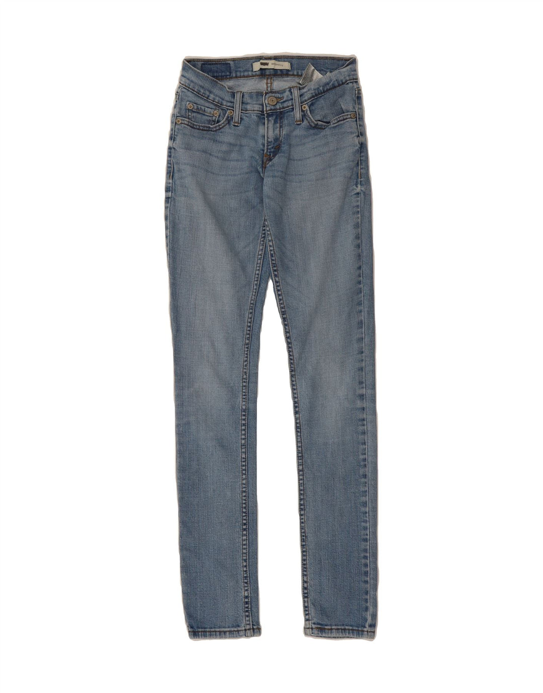 LEVI'S Womens 524 Skinny Jeans W24 L32 Blue Cotton Vintage Levi's and Second-Hand Levi's from Messina Hembry 