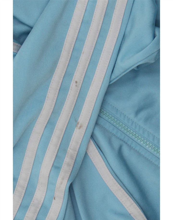 Giacca Top della tuta da ragazzo Adidas 13-14 anni in poliestere blu