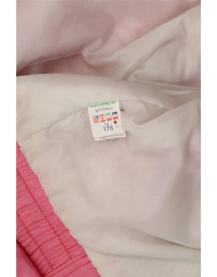 Giubbotto Bomber Bambina San Felice 15-16 Anni Rosa Colourblock Poliammide